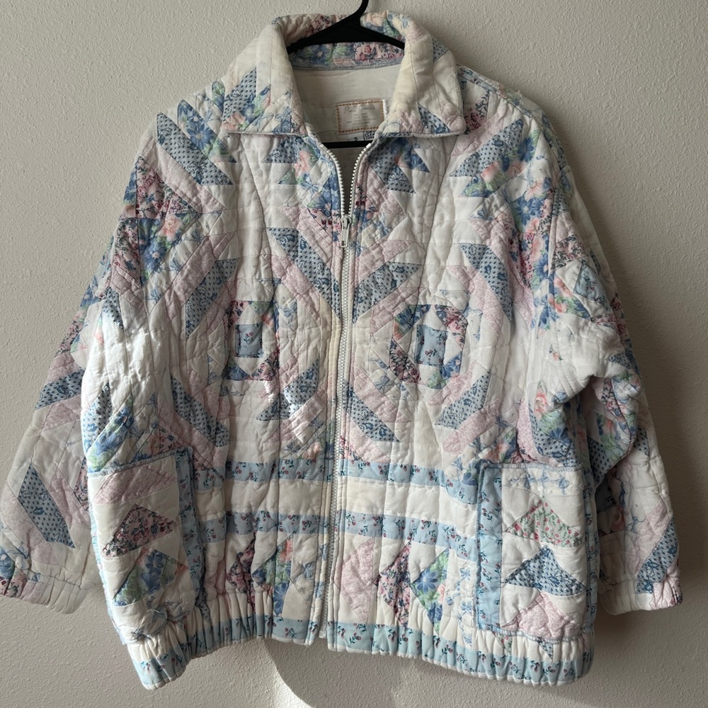 Women's Quilted Patchwork Jacket - image 1